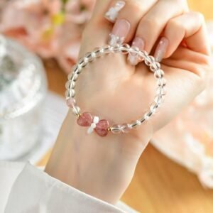 Natural Rock Quartz Bracelet