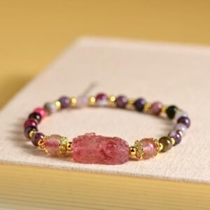 Natural Colorful Tourmaline Bracelet