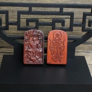 Cameo Wooden Plaque of Lord Zhenwu
