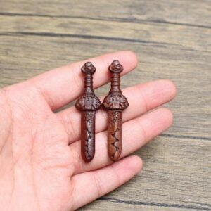 Ziwei taboo Tianshi sword wood carving