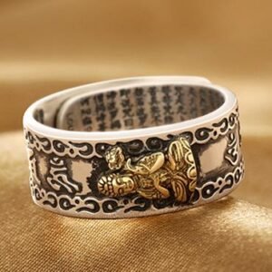 Thai Silver Buddha Ring