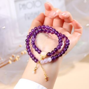 Natural Amethyst Bracelet