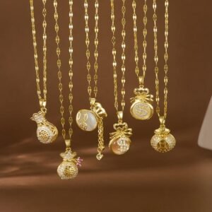 Fortune Money Bag Necklace
