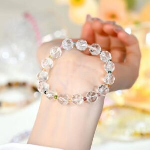 Natrual Rock Quartz Bracelet