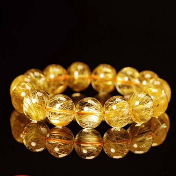 Natural Rutilated Quartz Bracelet