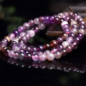 Natural Amethyst Multi-loop Bracelet