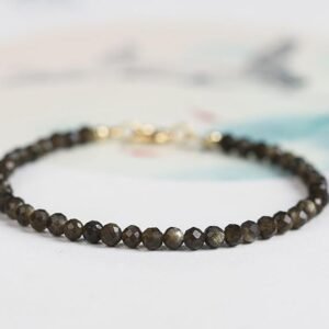 Natural Obsidian Bracelet