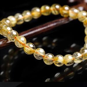 Natural Rutilated Quartz Bracelet